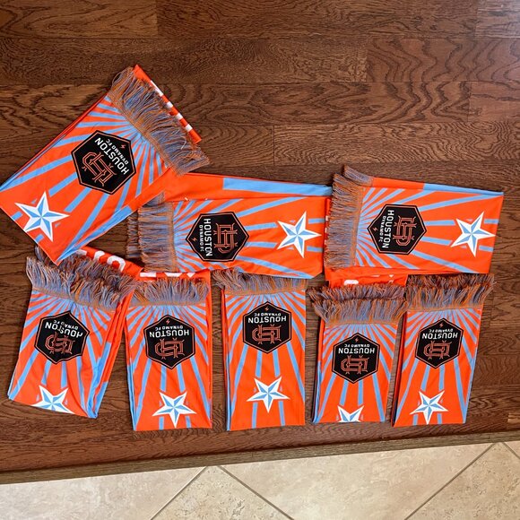 8 NEW Scarves .DYNAMO Houston Soccer Team - Picture 8 of 8